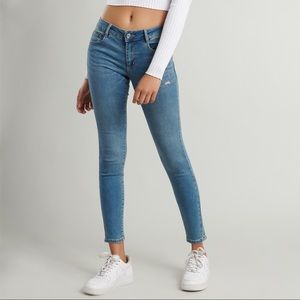 Garage Mid-Rise Jeggings 5th Ave Blue